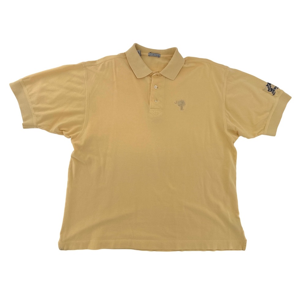 Cutter & Buck Yellow Polo Shirt Mens XL